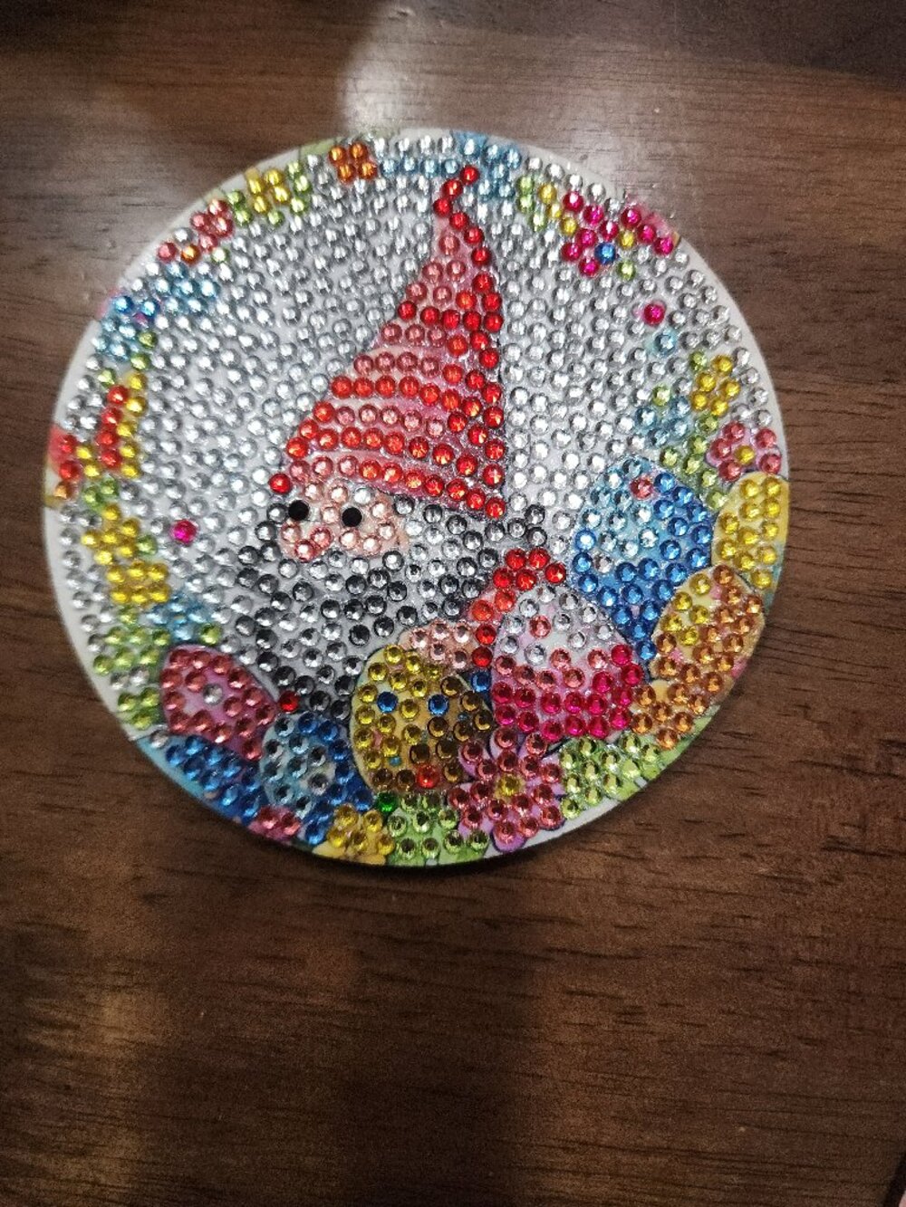 Easter Gnome Diamond Art Coaster Set